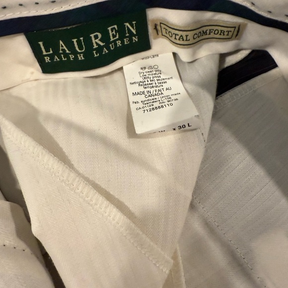 Lauren Ralph Lauren Wool Pinstripe Business Suit 44L , 38x30. - Picture 14 of 15